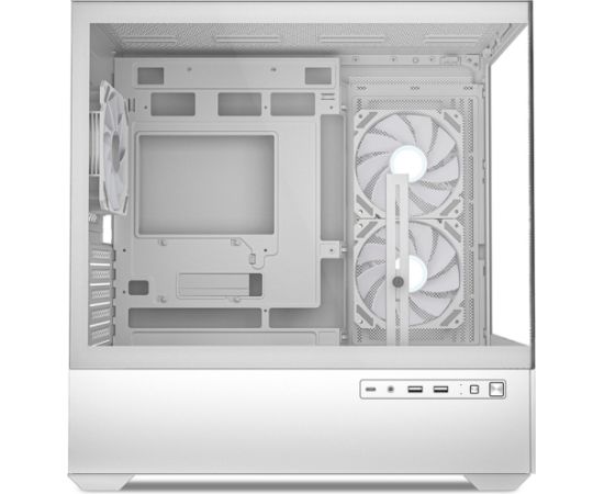 Sharkoon MK6 RGB , Tower case (white, Tempered Glass x 2)