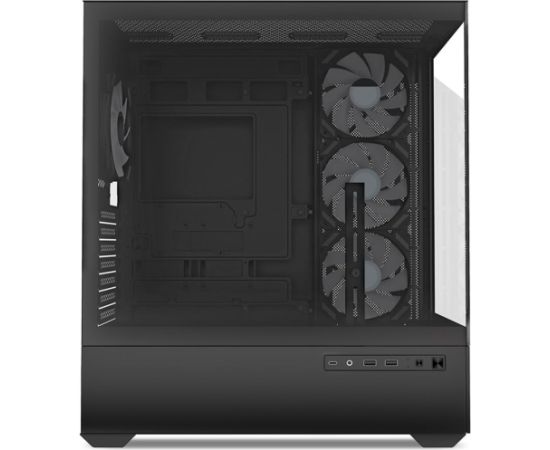 Sharkoon AK6 RGB , Tower case (black, Tempered Glass x 2)