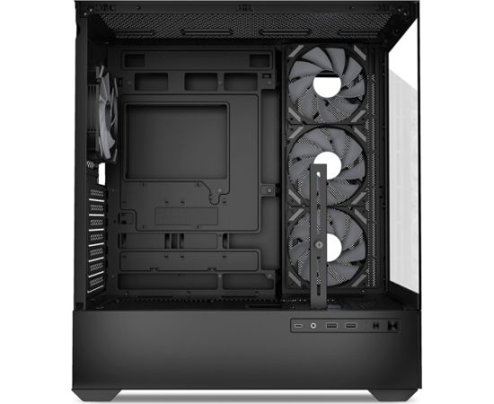 Sharkoon AK6 RGB , Tower case (black, Tempered Glass x 2)