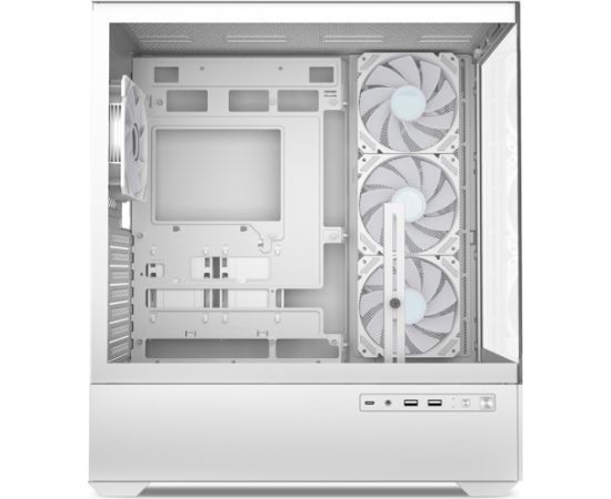 Sharkoon AK6 RGB , Tower case (white, Tempered Glass x 2)