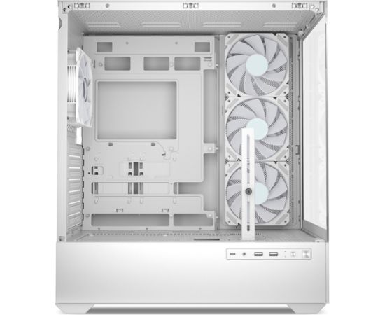 Sharkoon AK6 RGB , Tower case (white, Tempered Glass x 2)