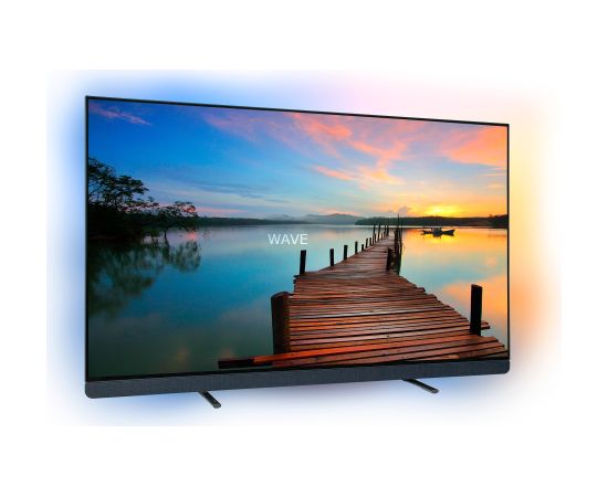 Philips 77OLED909/12, OLED TV - 77 -  anthracite, UltraHD/4K, HDR, Dolby Atmos, Ambilight (4-sided), 120Hz panel