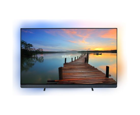 Philips 77OLED909/12, OLED TV - 77 -  anthracite, UltraHD/4K, HDR, Dolby Atmos, Ambilight (4-sided), 120Hz panel