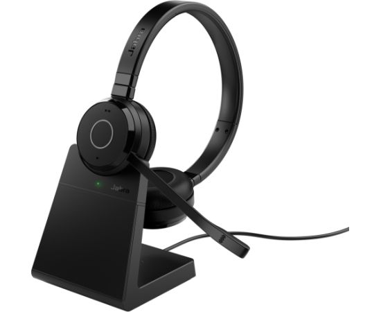 Jabra Evolve 65 TE - USB-A MS Stereo, Headset (Stereo, USB-A, Bluetooth, MS, with charging station)