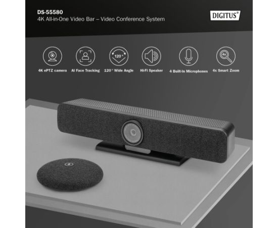Digitus 4K All-In-One Video Bar Pro (black)