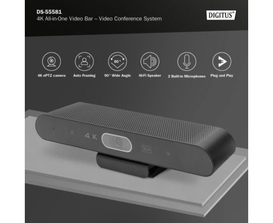 Digitus 4K All-In-One Video Bar Mini (black)