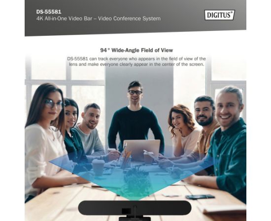 Digitus 4K All-In-One Video Bar Mini (black)
