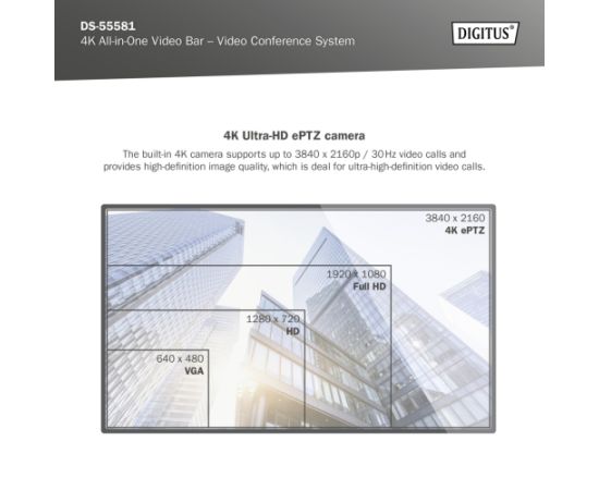 Digitus 4K All-In-One Video Bar Mini (black)