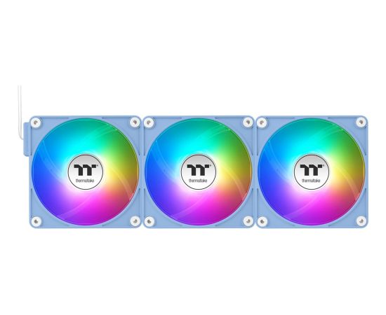 Thermaltake CT140 EX ARGB Sync PC Cooling Fan, Case Fan (Light Blue, Pack of 3)