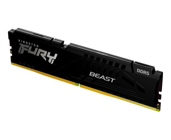 Kingston FURY DDR5 - 32GB - 6400 - CL - 32, single RAM (black, KF564C32BBE-32, FURY Beast, INTEL XMP, AMD EXPO)