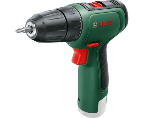 Bosch cordless drill driver EasyDrill 1200 + 34-piece bit and drill set (green/black, 2x Li-ion battery 1.5Ah, case)