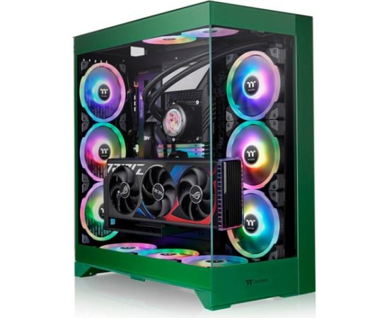 Thermaltake CTE E660 MX , Tower Case (Green, Tempered Glass x 2)