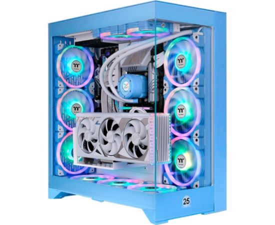 Thermaltake CTE E660 MX , Tower Case (light blue, Tempered Glass x 2)