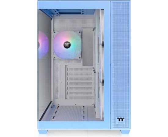 Thermaltake View 380 TG ARGB, Tower Case (Light Blue, Tempered Glass x 2)