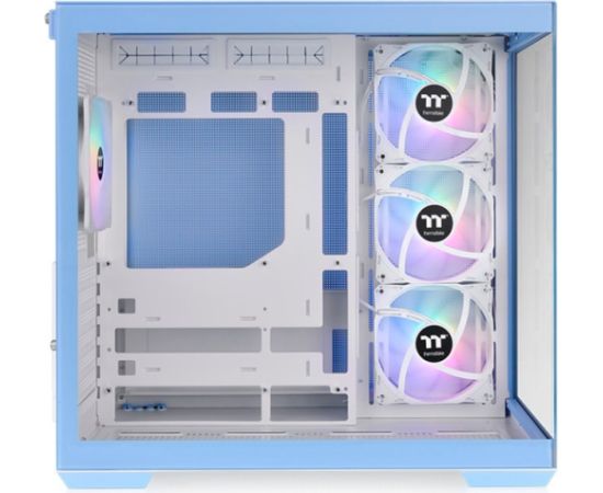 Thermaltake View 380 TG ARGB, Tower Case (Light Blue, Tempered Glass x 2)