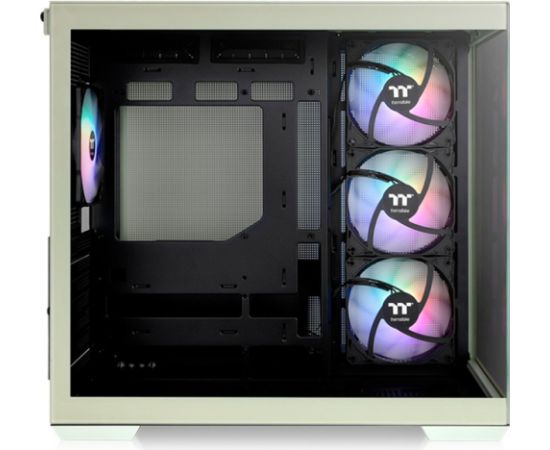 Thermaltake View 380 TG ARGB, Tower Case (Light Green, Tempered Glass x 2)