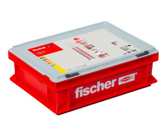 fischer Advantage Box Injection Mortar FIS VL 300 T HWK K (grey, 10 cartridges with 300ml each, in a case)