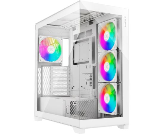 Xilence XILENT Gleam, tower case (white, tempered glass)