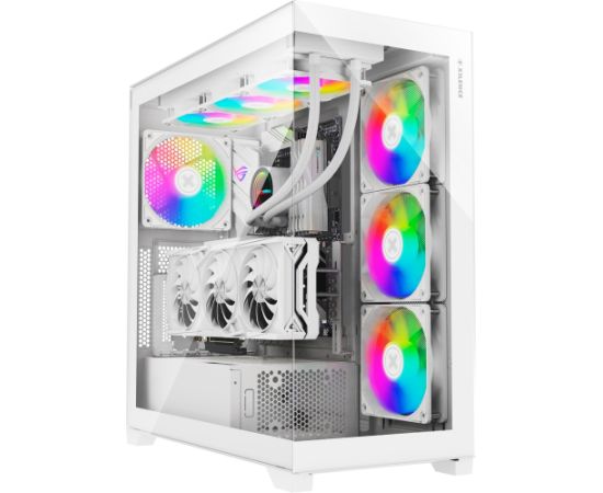 Xilence XILENT Gleam, tower case (white, tempered glass)
