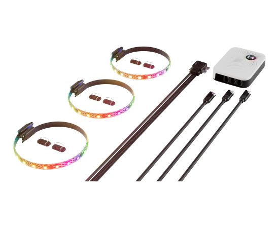 HYTE LS10 qRGB LED Strip 3-pack + Nexus Portal, LED strip