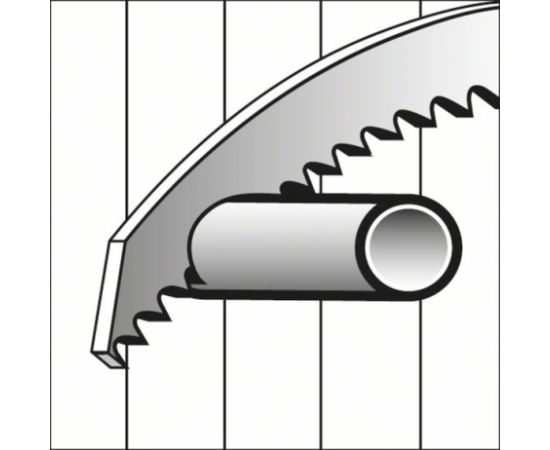 Bosch sabre saw blade S 1122 EF Flexible for Metal, 25 pieces (length 200 mm)