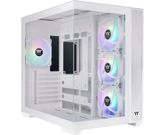 Thermaltake View 380 TG ARGB Snow, Tower Case (White, Tempered Glass x 2)