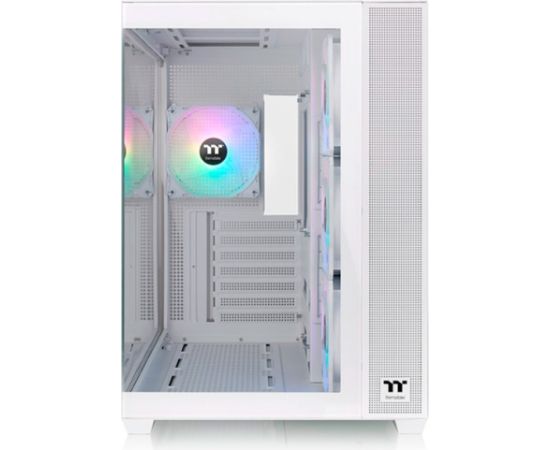 Thermaltake View 380 TG ARGB Snow, Tower Case (White, Tempered Glass x 2)
