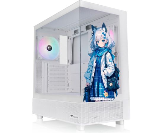 Thermaltake View 270 SP Edition Snow White, Tower Case (White, Tempered Glass x 2)