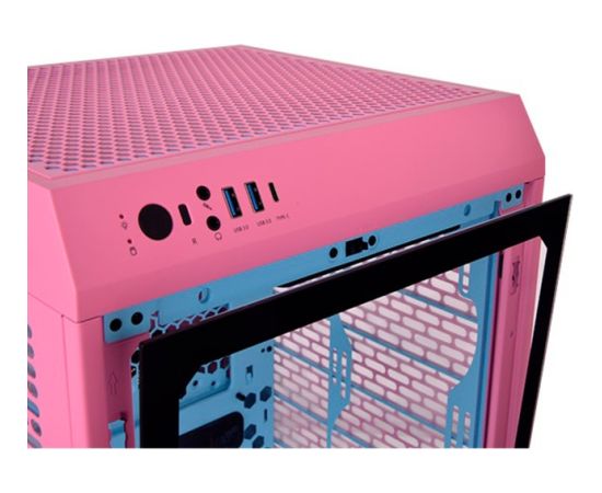 Thermaltake The Tower 200 , tower case (pink, tempered glass)
