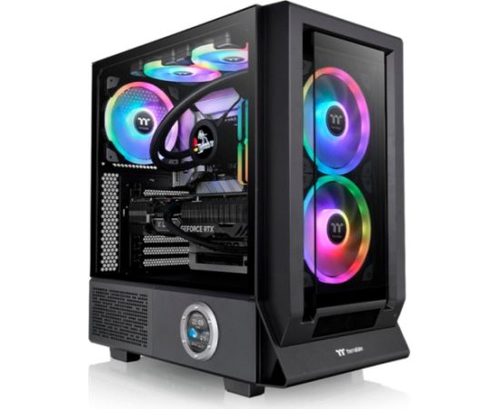 Thermaltake Ceres 350 MX , Tower case (black, Tempered Glass x 2)