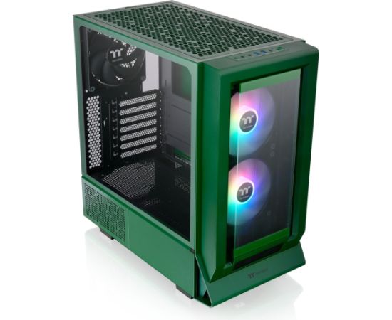 Thermaltake Ceres 350 MX , Tower Case (Dark Green, Tempered Glass x 2)