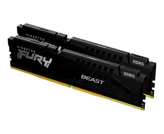 Kingston DDR5 - 64GB - 6400 - CL - 32 (2x 32 GB) Dual-Kit (black, KF564C32BBEK2-64, FURY Beast, INTEL XMP, AMD EXPO)