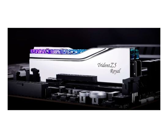 G.Skill DDR5 - 48GB - 8000 - CL - 40 (2x 24 GB) Dual-Kit (silver, F5-8000J4048F24GX2-TR5S, Trident Z5 Royal, INTEL XMP)