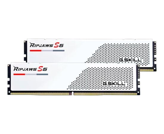 G.Skill DDR5 - 32GB - 6000 - CL - 36 (2x 16 GB) Dual-Kit (white, F5-6000J3644F16GX2-RS5W, Ripjaws S5, INTEL XMP)