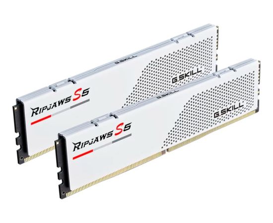 G.Skill DDR5 - 32GB - 6000 - CL - 36 (2x 16 GB) Dual-Kit (white, F5-6000J3644F16GX2-RS5W, Ripjaws S5, INTEL XMP)