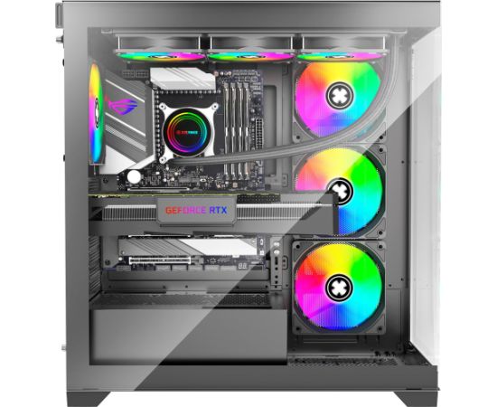 Xilence XILENT Gleam, tower case (black, tempered glass)