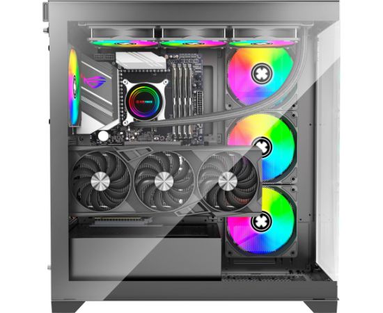 Xilence XILENT Gleam, tower case (black, tempered glass)