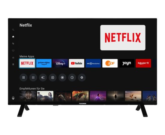 Telefunken XF43TO750S, LED television - 43 - black, FullHD, triple tuner, SmartTV, TiVo operating system