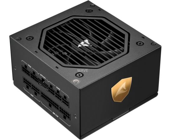 Sharkoon Rebel P20 1200W, PC power supply (black, 1x 12 pin high power connector, 4x PCIe, cable management, 1200 watts)