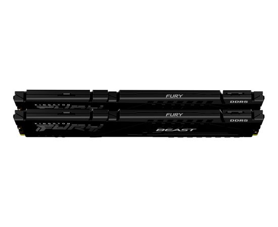 Kingston FURY DDR5 - 32GB - 6800 - CL - 34 (2x 16 GB) dual kit, RAM (black, KF568C34BBEK2-32, FURY Beast, INTEL XMP, AMD EXPO)