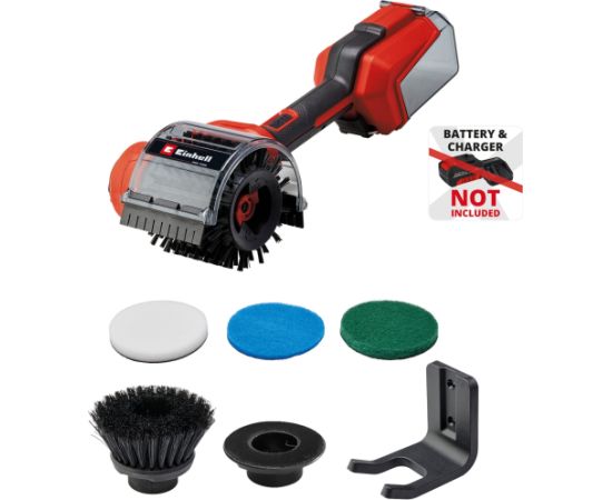 Einhell cordless surface brush PICOBELLA 18/90, weed remover (red/black, without battery and charger)