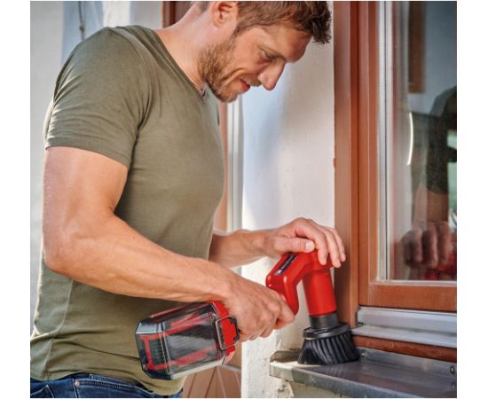 Einhell cordless surface brush PICOBELLA 18/90, weed remover (red/black, without battery and charger)