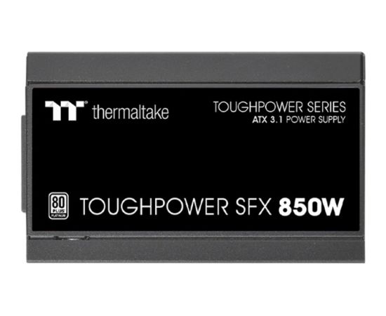 Thermaltake Toughpower SFX Platinum 850W, PC power supply (black, 1x 12VHPWR, 2x PCIe, cable management, 850 watts)