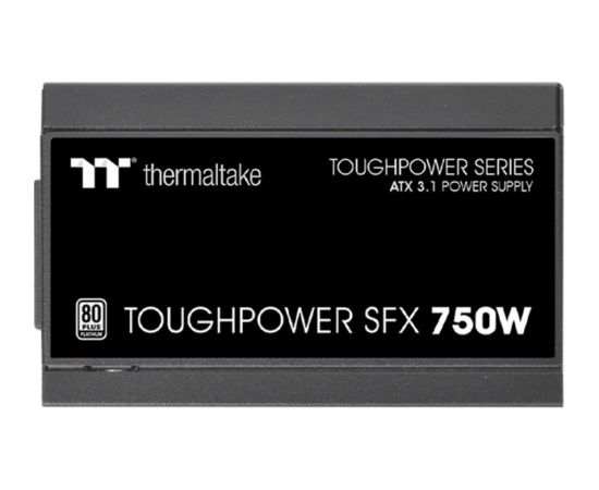 Thermaltake Toughpower SFX Platinum 750W, PC power supply (black, 1x 12VHPWR, 2x PCIe, cable management, 750 watts)