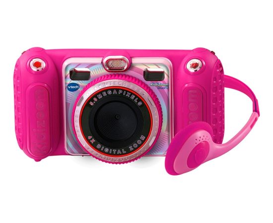 VTech KidiZoom Duo Pro Summer Bundle, Digital Camera (pink, incl. carrying case)
