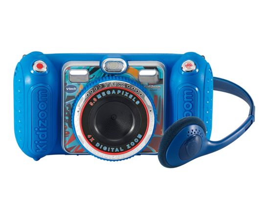 VTech KidiZoom Duo Pro Summer Bundle, Digital Camera (Blue, incl. Carrying Case)