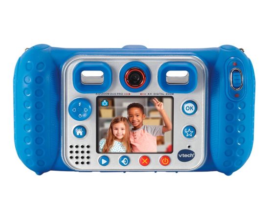 VTech KidiZoom Duo Pro Summer Bundle, Digital Camera (Blue, incl. Carrying Case)