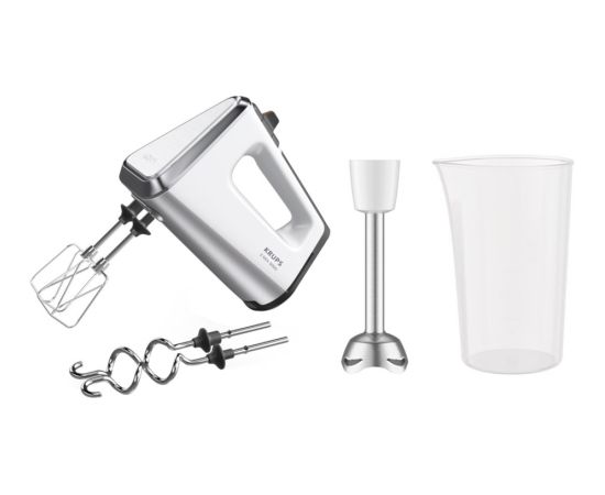 Krups hand mixer 3Mix 9000 GN9121 (white/silver, 750 watts)