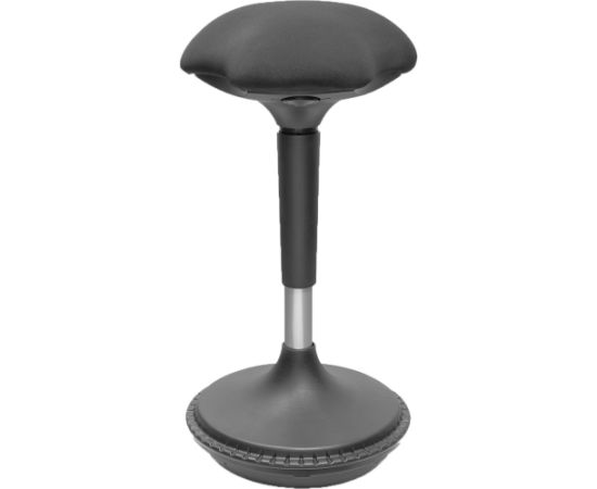 Digitus Ergonomic Office Stool / Standing Aid DA-90422, Chair (black, height adjustable, for more dynamic sitting / standing)