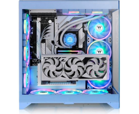Thermaltake CTE E600 MX , Tower case (light blue, tempered glass x 2)